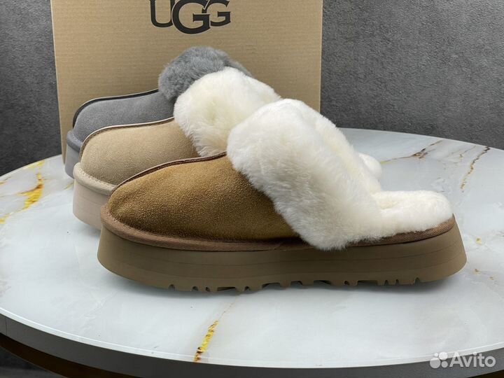 Угги женские тапочки Slippers Scuffette Platform