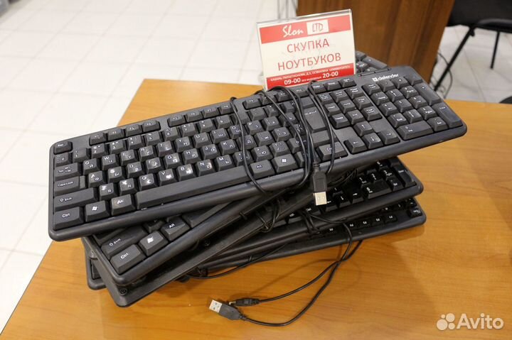 Клавиатура черная USB