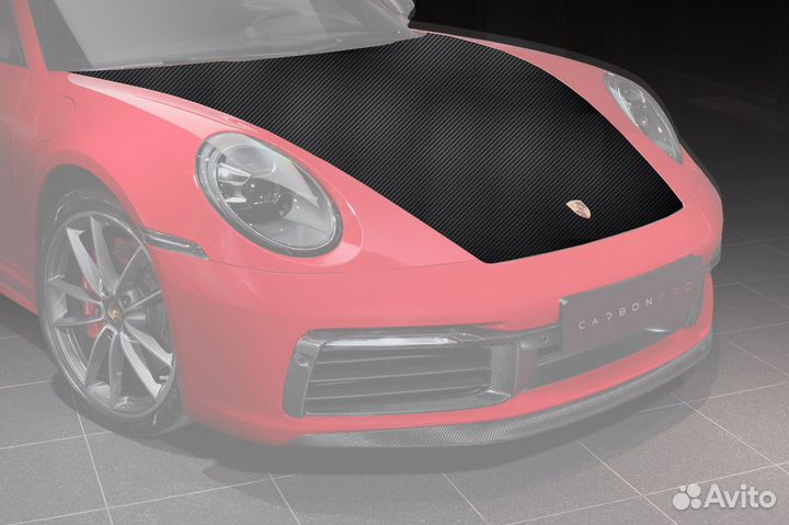 Карбоновый обвес для Porsche 992 Turbo Stock D