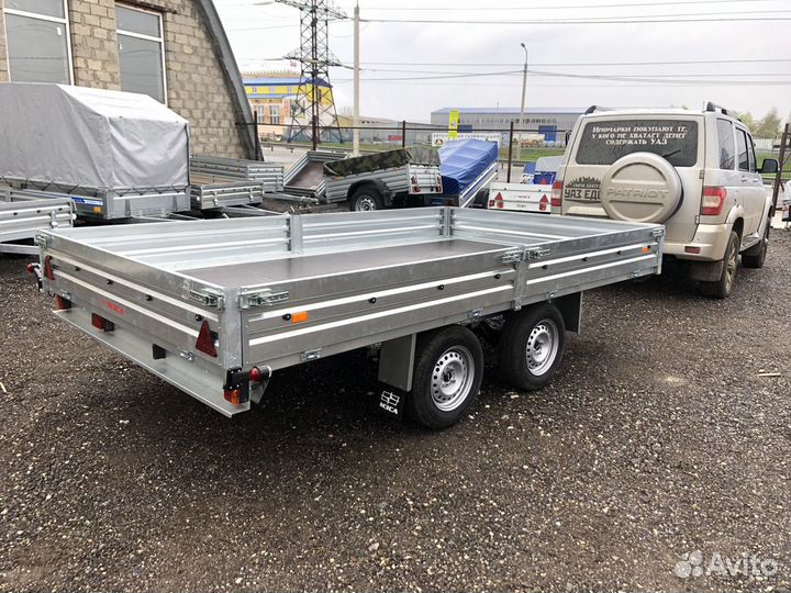 2-осный прицеп Мзса 3,64 х 2,1 коммерческий