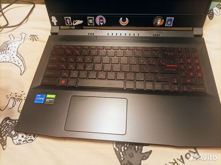 Ноутбук MSI GF66 Katana 11SC-1251XRU черный