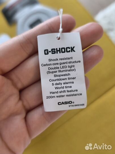 Часы casio gma-s2100-7adr