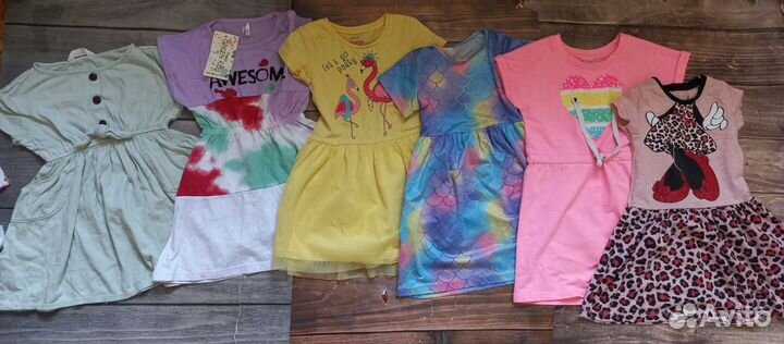 Вещи 98-104 для девочки пакетом
