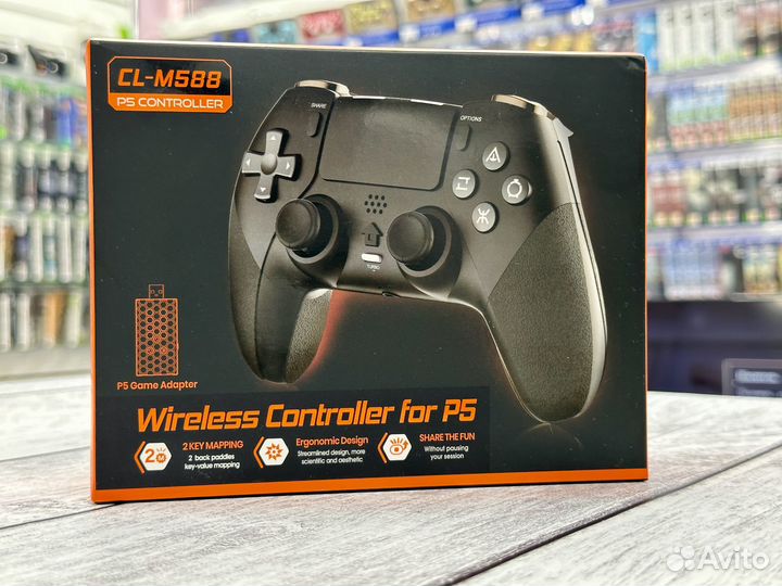 Геймпад (CL-M588) Белый (PS5) NEW