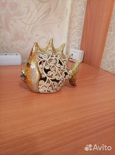 Статуэтка рыбка Чешский фарфор