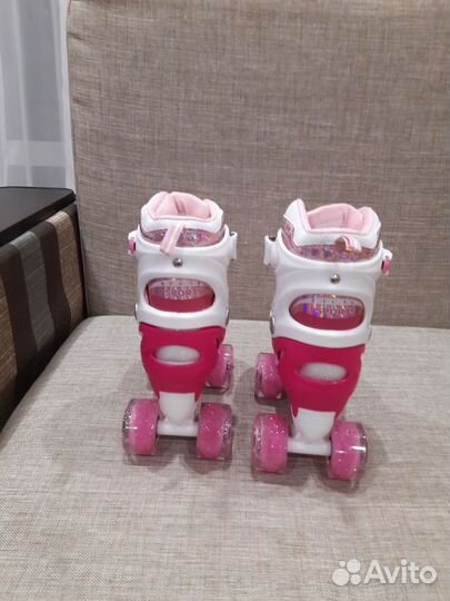 Ролики - квады,раздвижные,для девочек