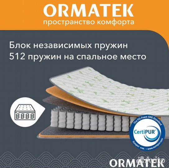 Матрас Ormatek Sleep Classic 140х200х17 см