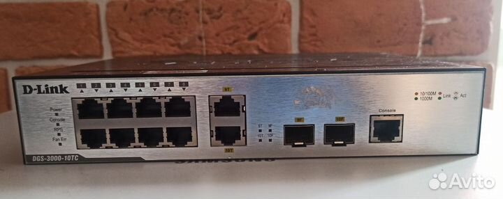 Коммутатор D-Link DGS-3000-10TC