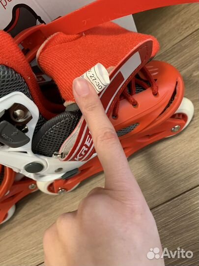 Роликовые коньки раздвижные 27-30р