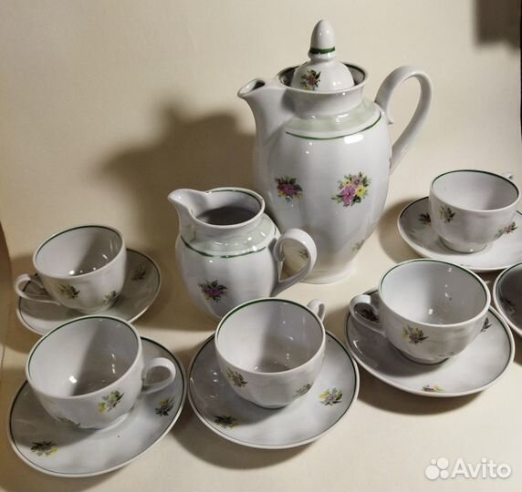 Кофейный сервиз. Дулево