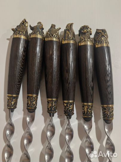 Набор шампуров в чехле подарочный