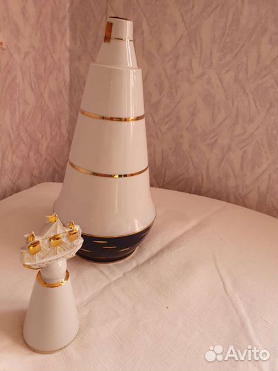 Бутылка керамическая СССР лфз