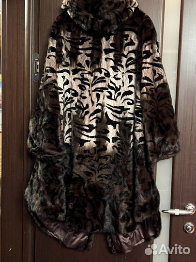 Шуба норковая б/у 56-60