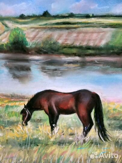 Картина с лошадью 
