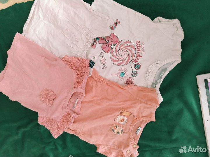 Футболки для девочки 68-74