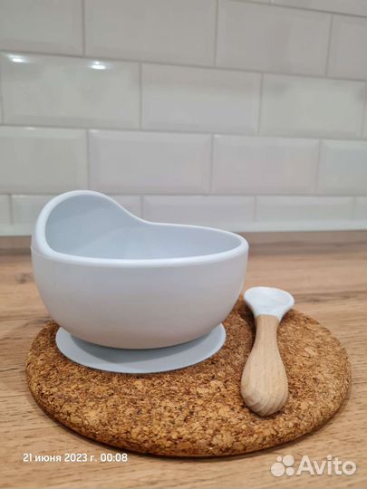 Силиконовая тарелка детская