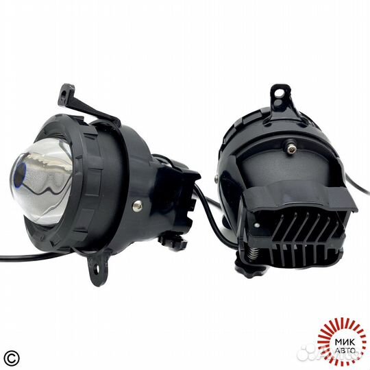 Штатные LED лазерные птф фары - Газель Next Приора