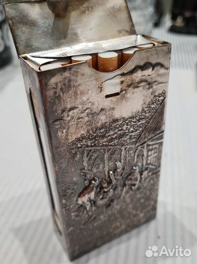Hans Jensen Портсигар ручная работа Дания 1940г
