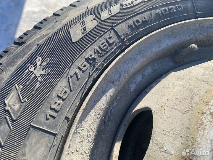 Летние шины на газель 185/75 R16C