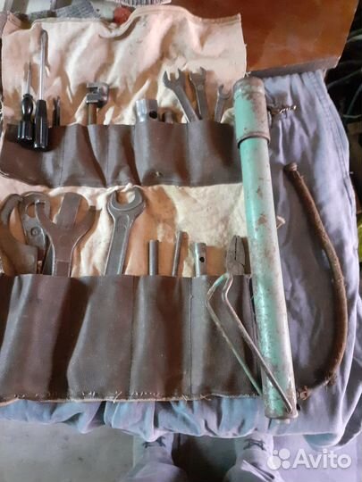 Редкий ретро набор ключей мотоцикл иж