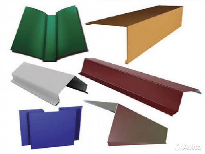 Отливы, уголки, нащельники, парапеты с НДС и нал