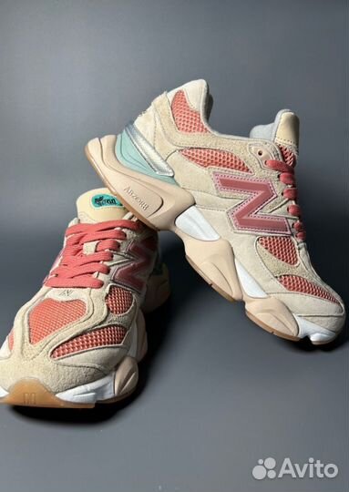 Кроссовки New Balance 9060 Cookie Pink Люкс