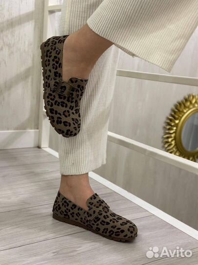 Birkenstock лоферы женские замшевые