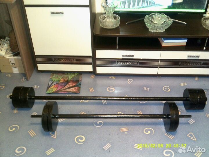 Штанга 3шт,блины от штанги