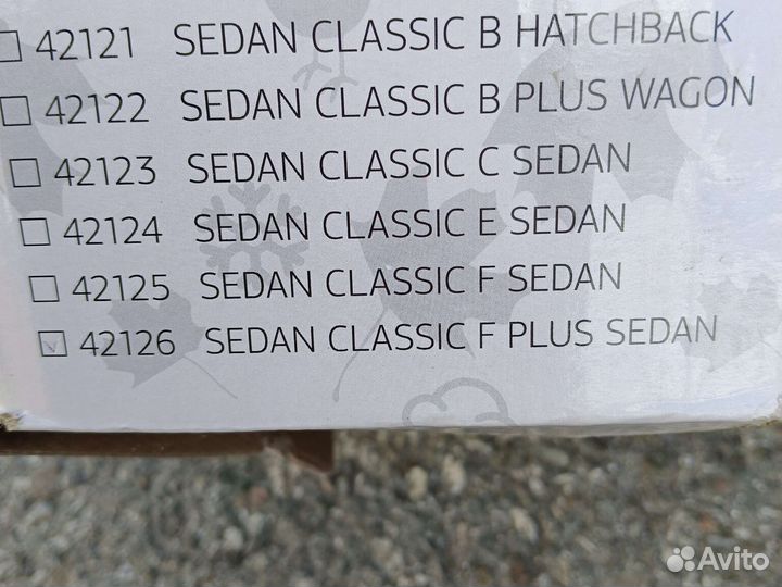 Тент на авто sedan classic f+