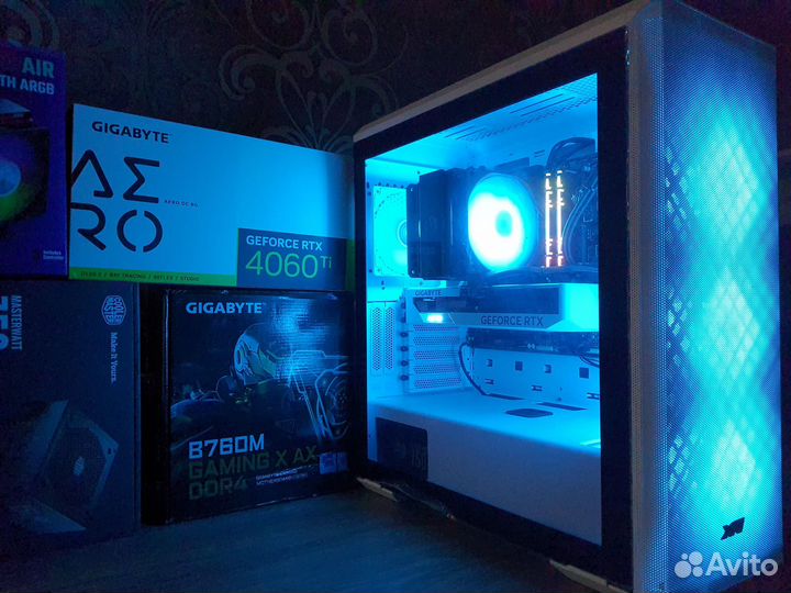 Мощный Пк XPG Defender RTX 4060 Ti+ Core i5 13400F