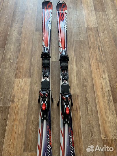 Горные лыжи Nordica 162 cm. с ботинками и палками