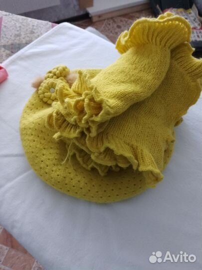 Шапка вязаная женская