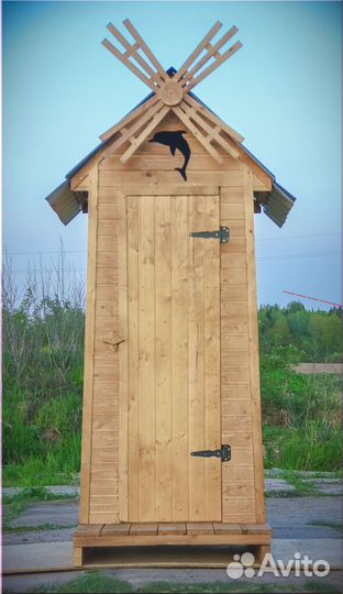 Дачный туалет деревянный TVP570