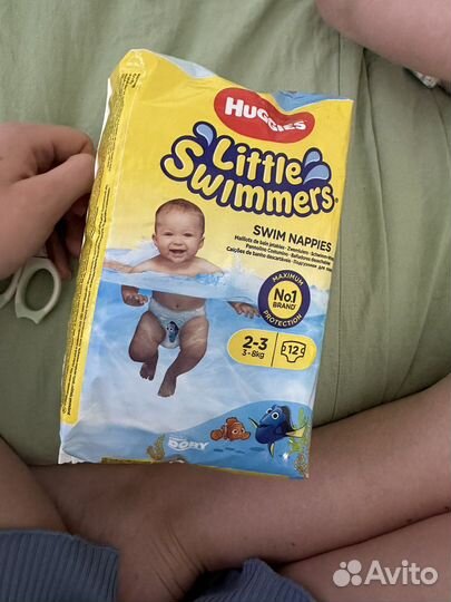 Памперсы для бассейна huggies