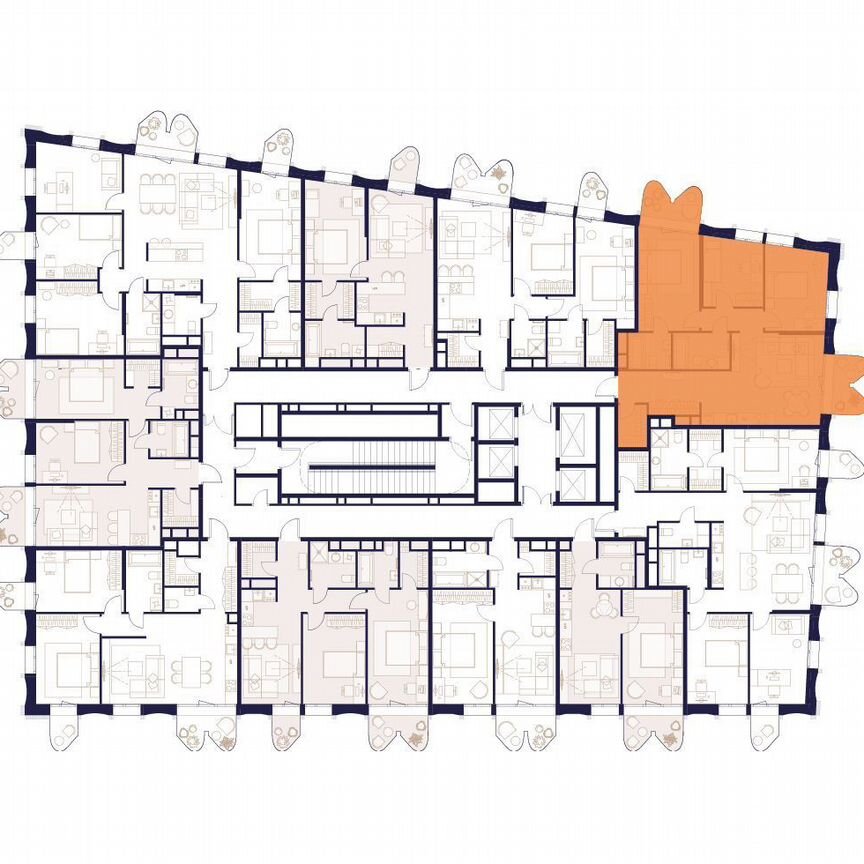 3-к. квартира, 90,2 м², 19/24 эт.