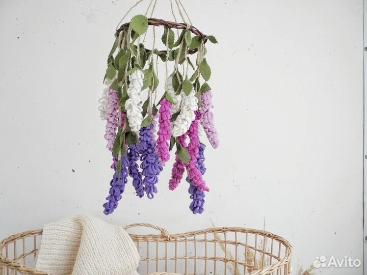 Мобиль цветочный