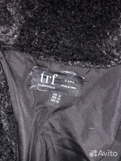 Шуба тедди zara