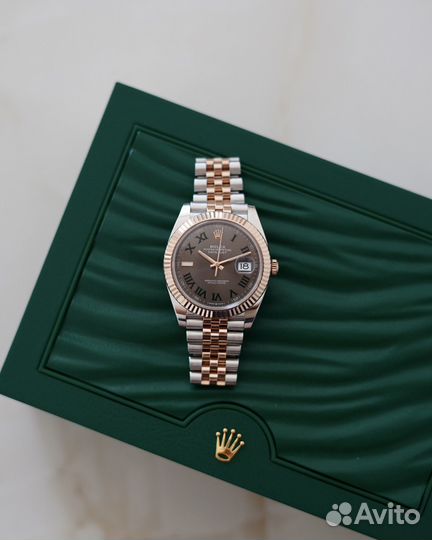 Rolex Datejust 41mm Wimbledon Rose Gold & Grey