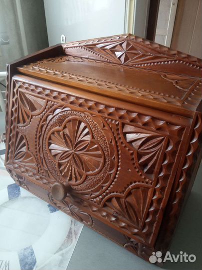 Хлебница деревянная СССР