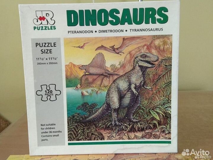 Пазл динозавры