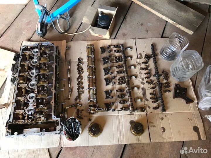 Двигатель bmw n52b25 в разборе