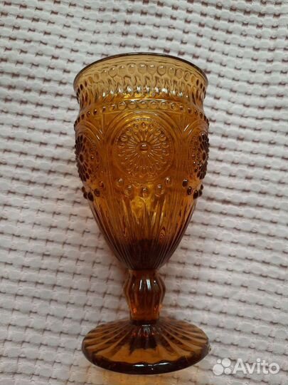 Стеклянные бокалы 6 шт