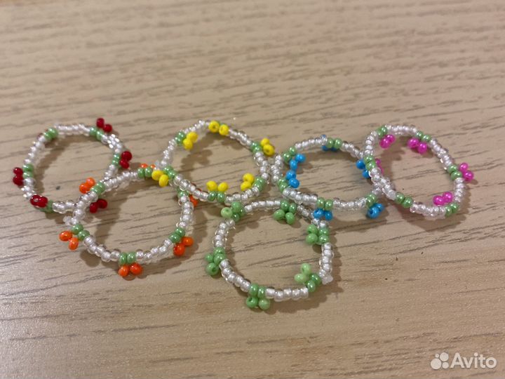 Колечки из бисера
