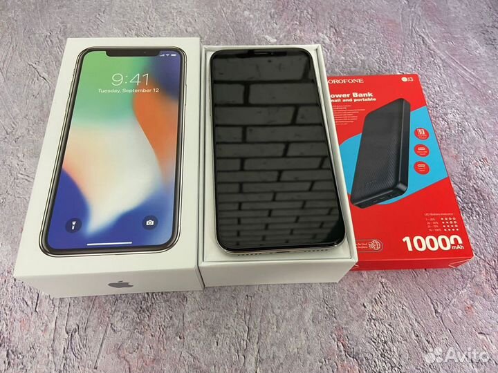 iPhone X 64 gb silver A1396