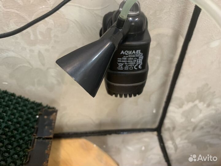 Аквариум черепашник. Фильтр. Обогреватель