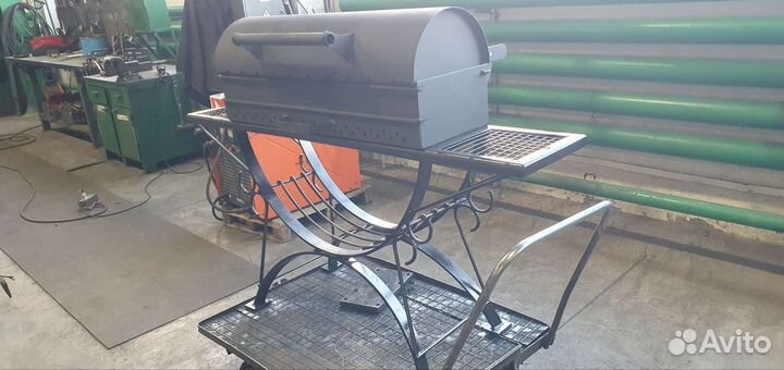 Мангал с печью