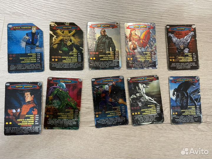 Карточки человек паук