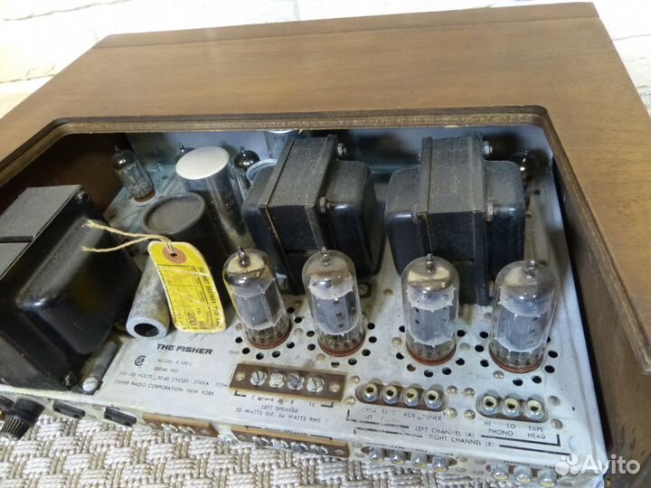 Fisher X-100-C ламповый усилитель tubw 1960-х