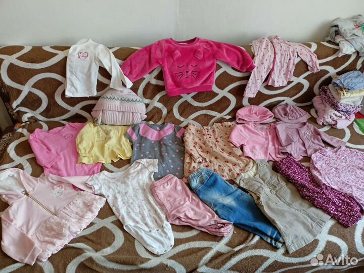 Большой пакет вещичек 0-9 месяцев