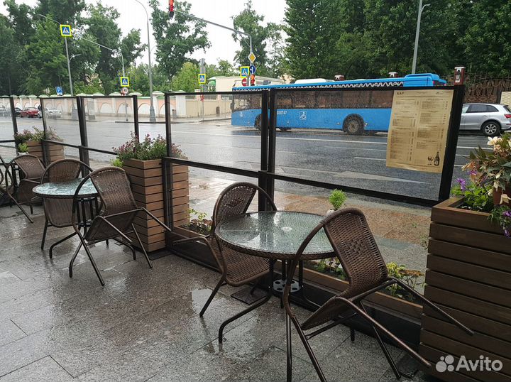 Ограждения для кафе и ресторанов